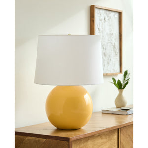   Modern European furniture - Glazed Globe Ceramic Table Lamp - www.oroa.com | Oroa.com