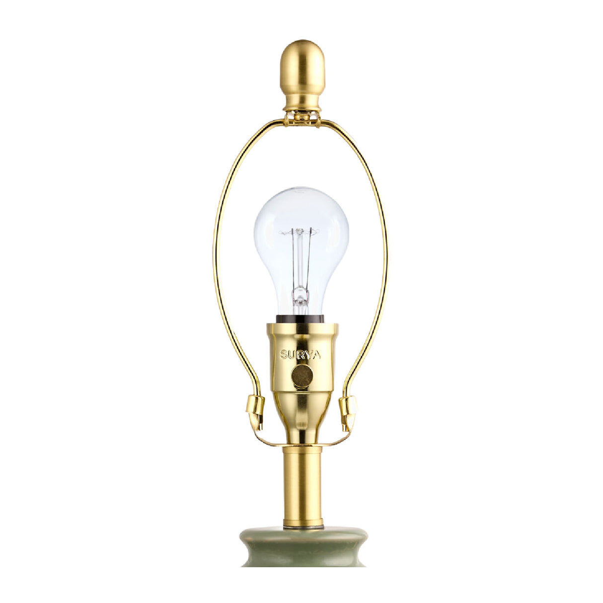   Modern European furniture - Green Ceramics Floral Table Lamp - www.oroa.com | Oroa.com