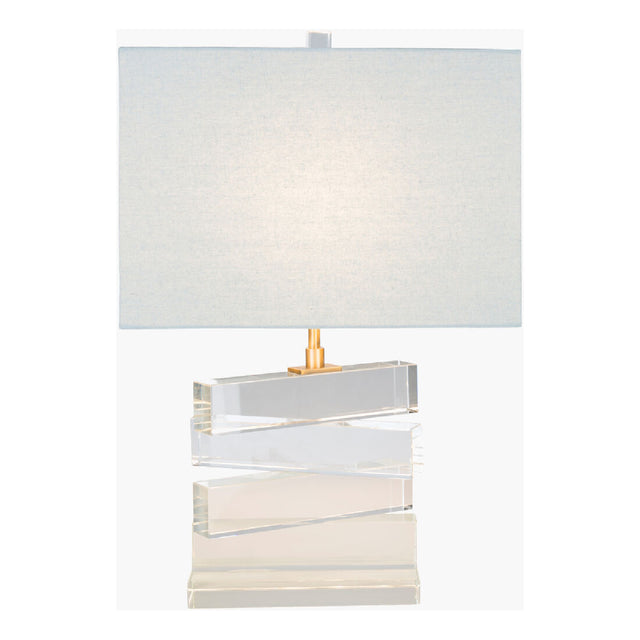 Modern European furniture - Clear Crystal Accent Table Lamp - www.oroa.com