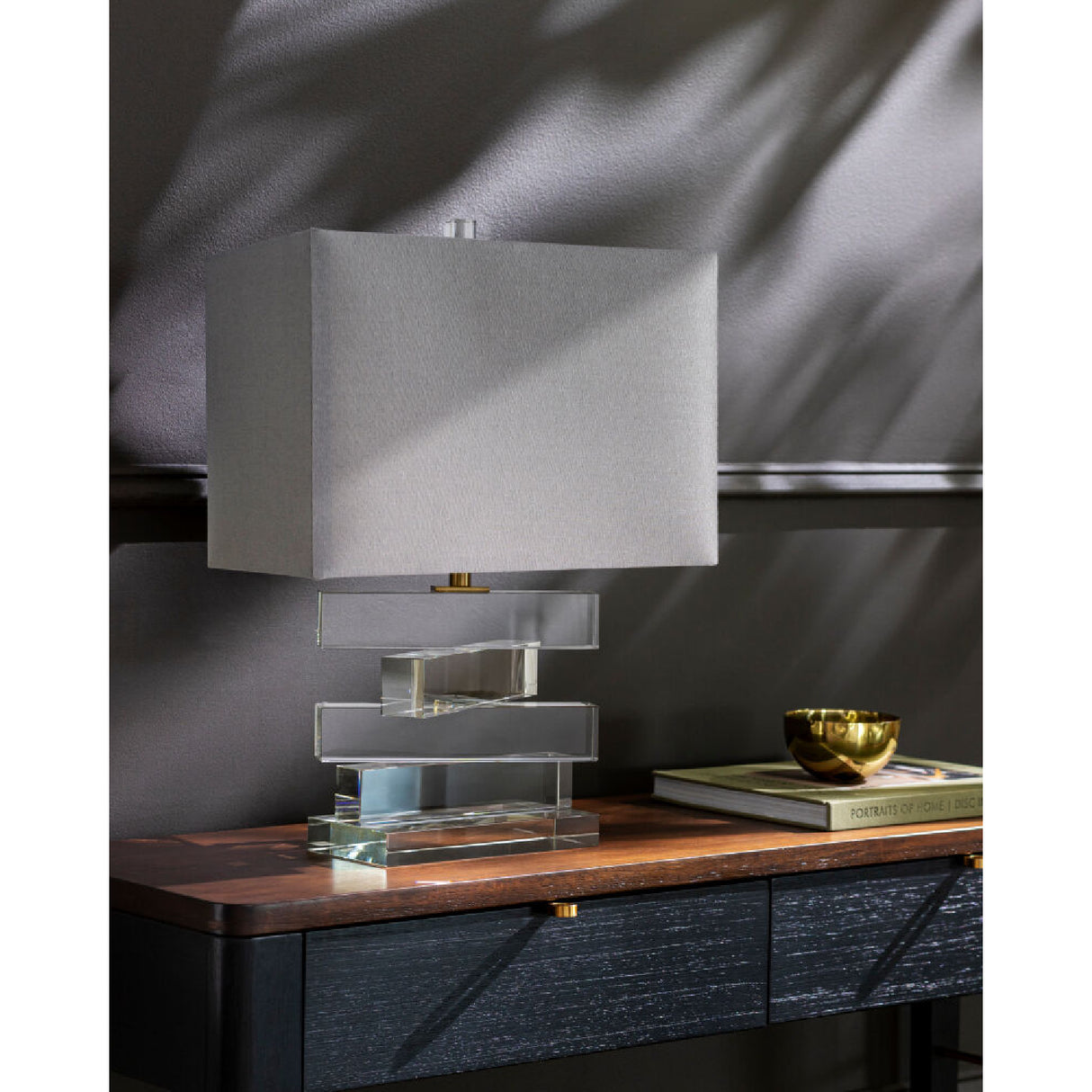   Modern European furniture - Clear Crystal Accent Table Lamp - www.oroa.com | Oroa.com