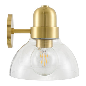  Modern European furniture - Clear Glass Gold Wall Lamp - www.oroa.com | Oroa.com