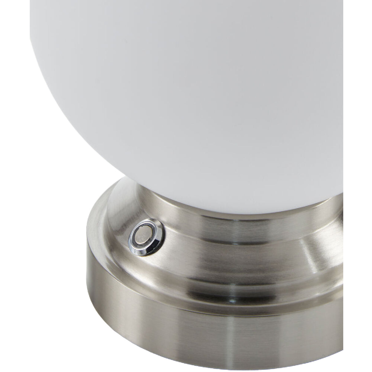   White Glass Globe Table Lamp | Oroa.com