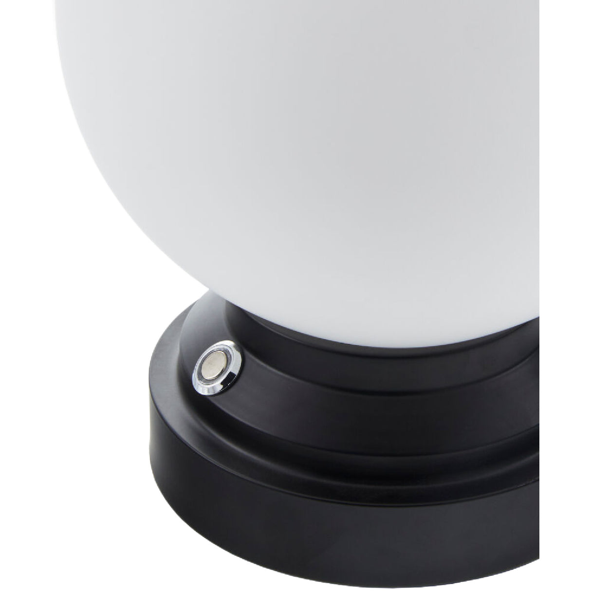   White Glass Globe Table Lamp | Oroa.com