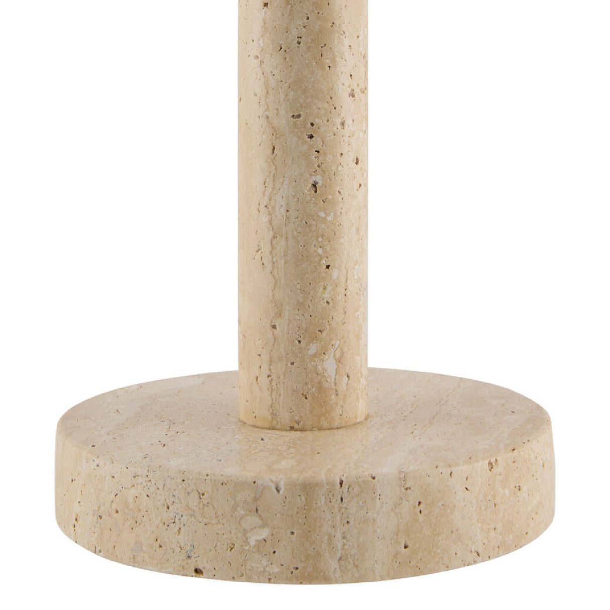   Modern European furniture - Cream Travertine Accent Table Lamp - www.oroa.com | Oroa.com