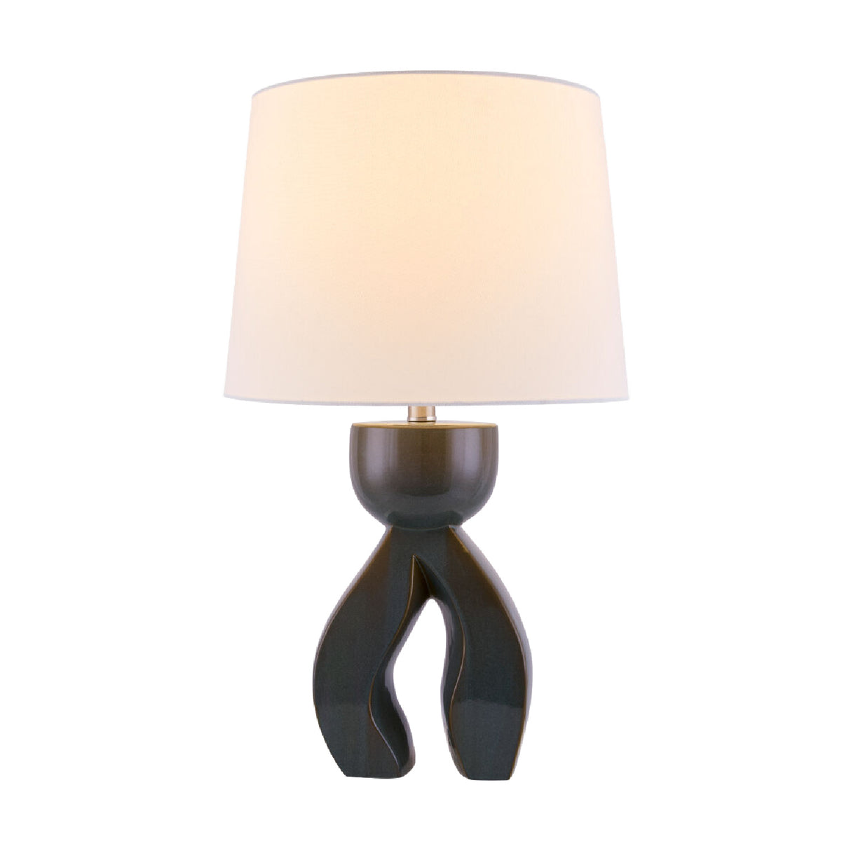  Modern European furniture - Glazed Green Ceramic Table Lamp - www.oroa.com | Oroa.com