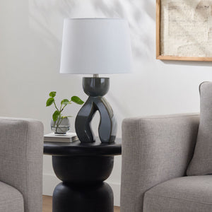   Modern European furniture - Glazed Green Ceramic Table Lamp - www.oroa.com | Oroa.com