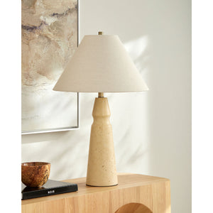   Modern European furniture - Taupe Jute Accent Table Lamp - www.oroa.com | Oroa.com