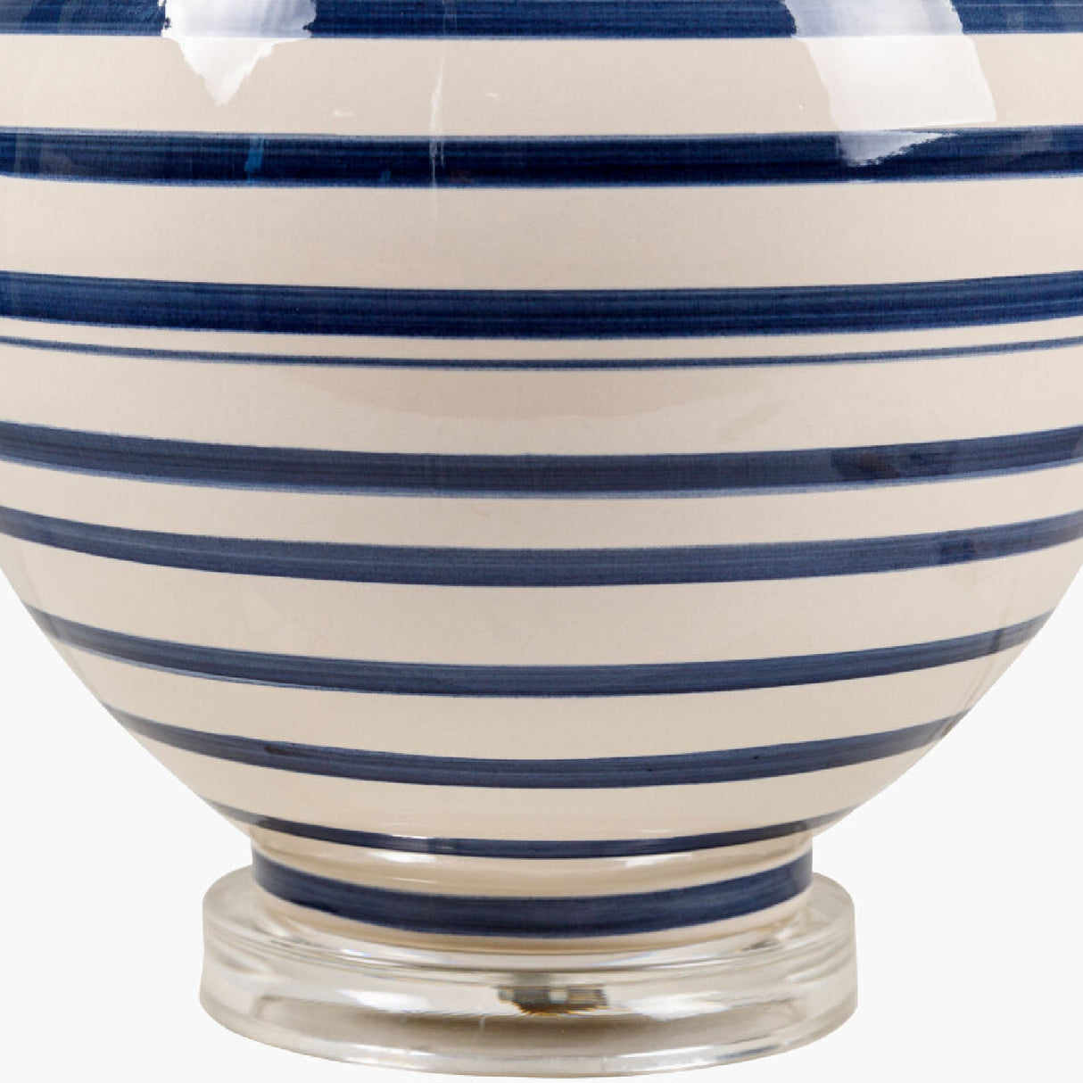   Modern European furniture - Navy Stripes Ceramic Table Lamp - www.oroa.com | Oroa.com