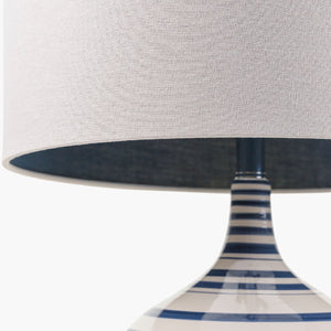   Modern European furniture - Navy Stripes Ceramic Table Lamp - www.oroa.com | Oroa.com