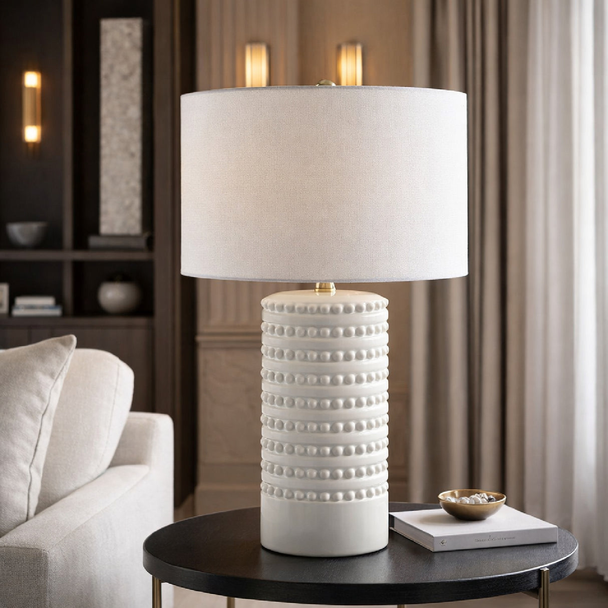   Glazed Ceramic Accent Table Lamp | Oroa.com