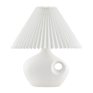   Pleated Linen Accent Table Lamp | Oroa.com
