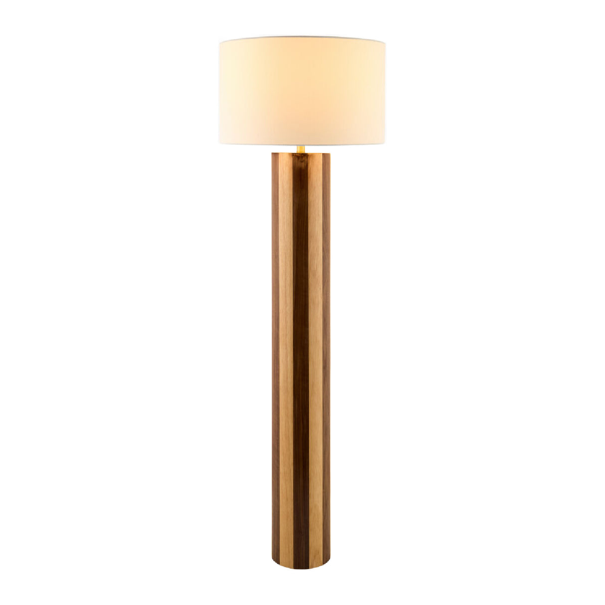   Modern European furniture - Brown Stripes Wooden Floor Lamp - www.oroa.com | Oroa.com