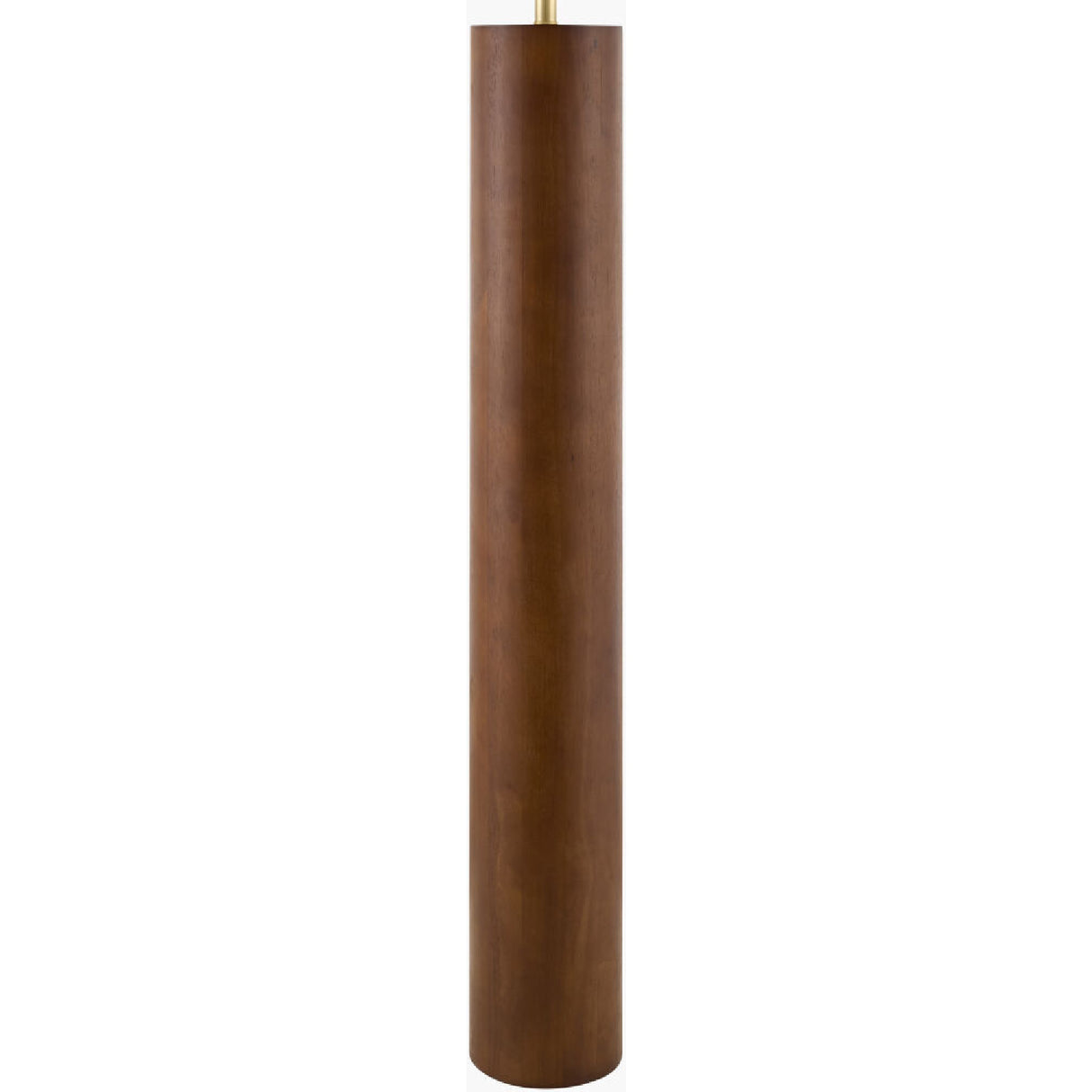   Cylindrical Rubberwood Accent Floor Lamp | Oroa.com