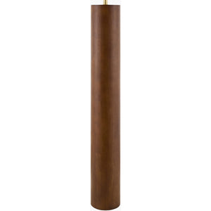   Cylindrical Rubberwood Accent Floor Lamp | Oroa.com