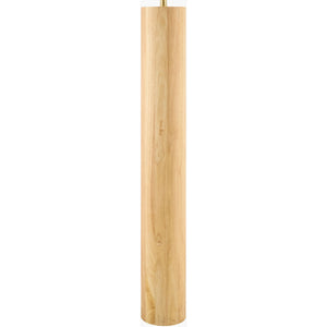   Cylindrical Rubberwood Accent Floor Lamp | Oroa.com