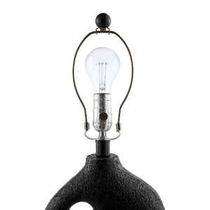   Abstract Carved Base Table Lamp | Oroa.com