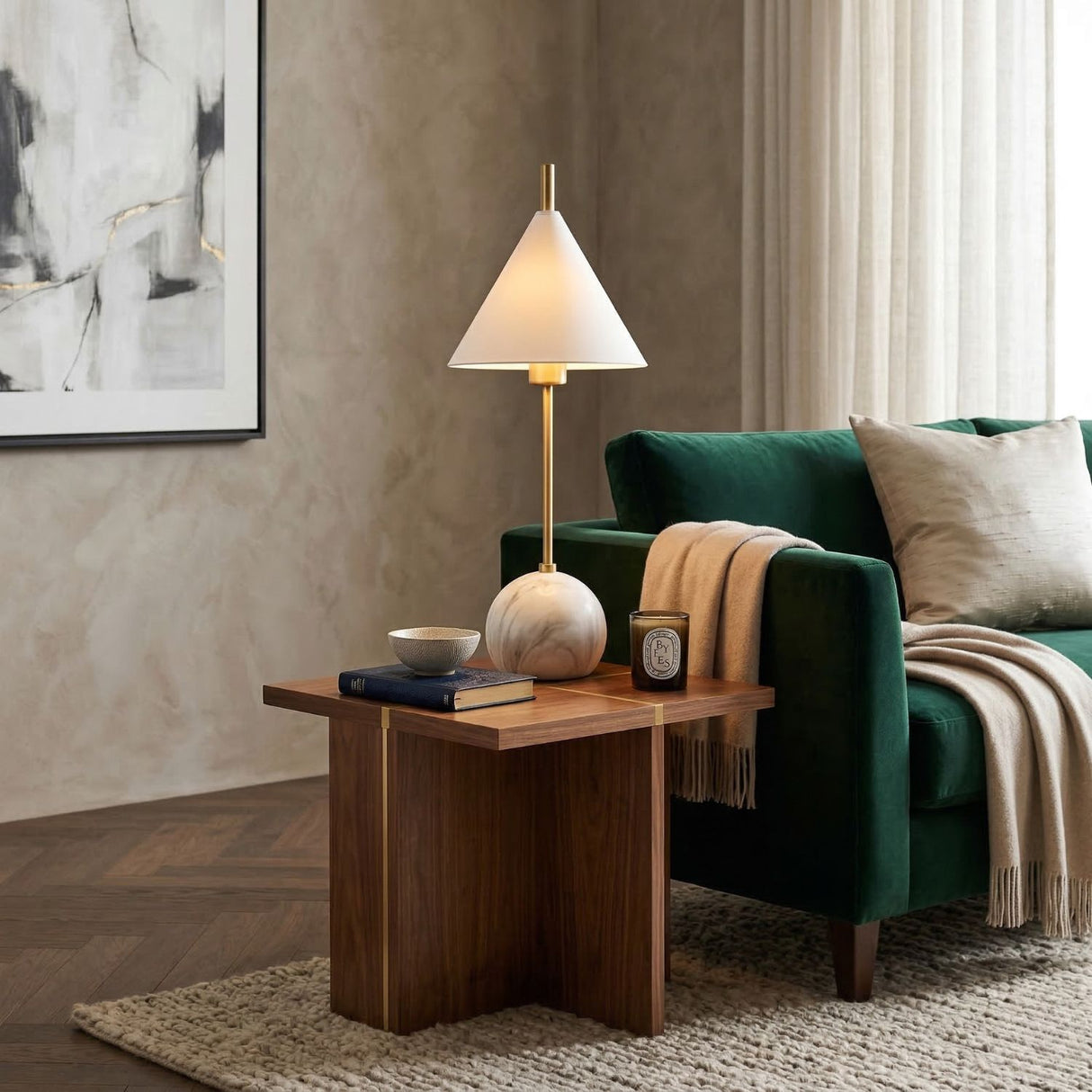   Metal Shade Accent Table Lamp | Oroa.com