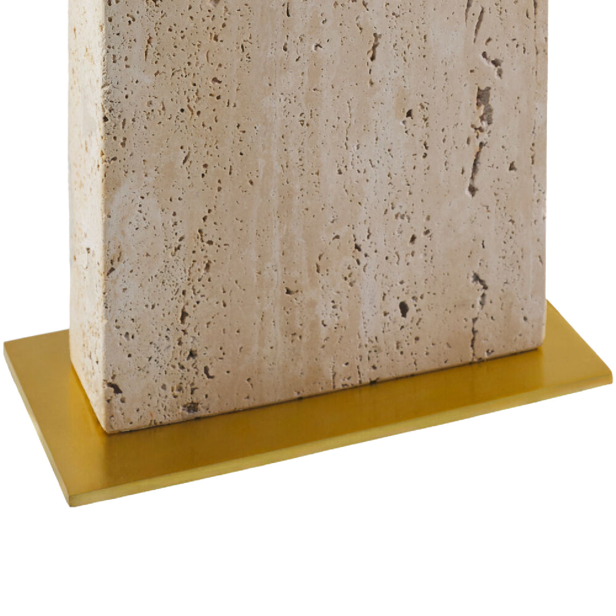   Modern European furniture - Beige Arched Travertine Table Lamp - www.oroa.com | Oroa.com