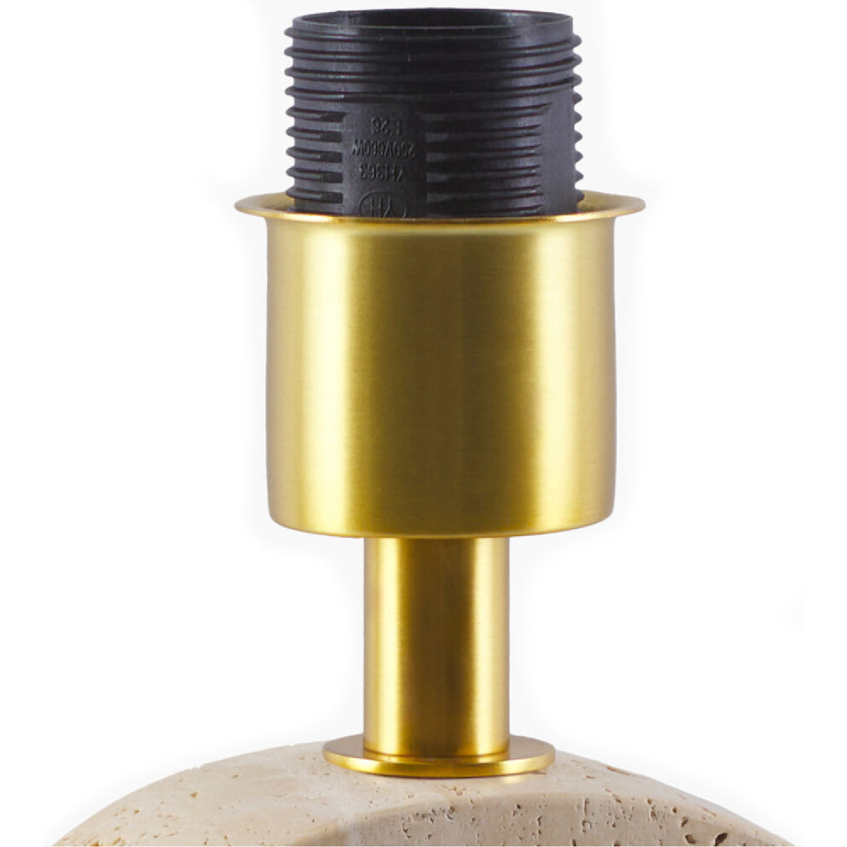   Modern European furniture - Beige Arched Travertine Table Lamp - www.oroa.com | Oroa.com