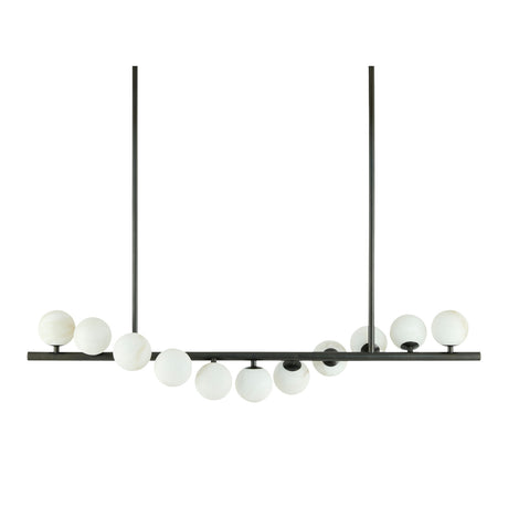   Modern European furniture - White Stone 11-Light Pendant Lamp - www.oroa.com | Oroa.com