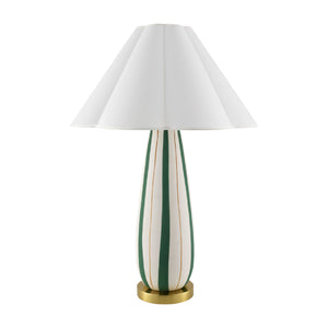   Modern European furniture - Striped Ceramic Accent Table Lamp - www.oroa.com | Oroa.com