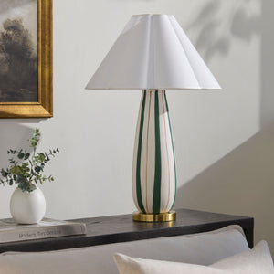   Modern European furniture - Striped Ceramic Accent Table Lamp - www.oroa.com | Oroa.com