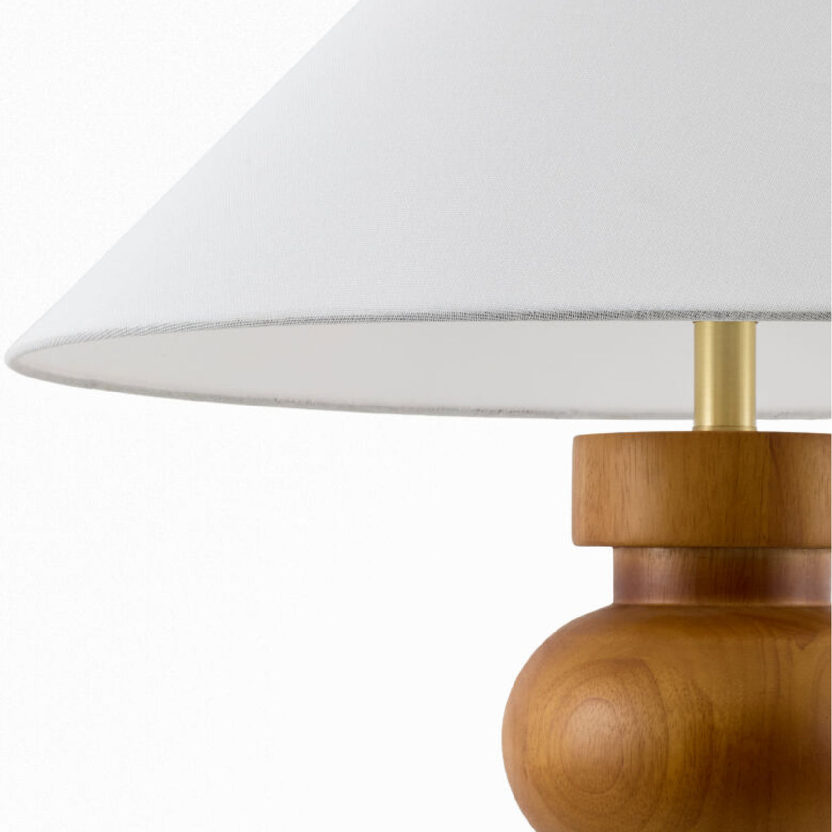  Modern European furniture - Painted Brown Rubberwood Table Lamp - www.oroa.com | Oroa.com