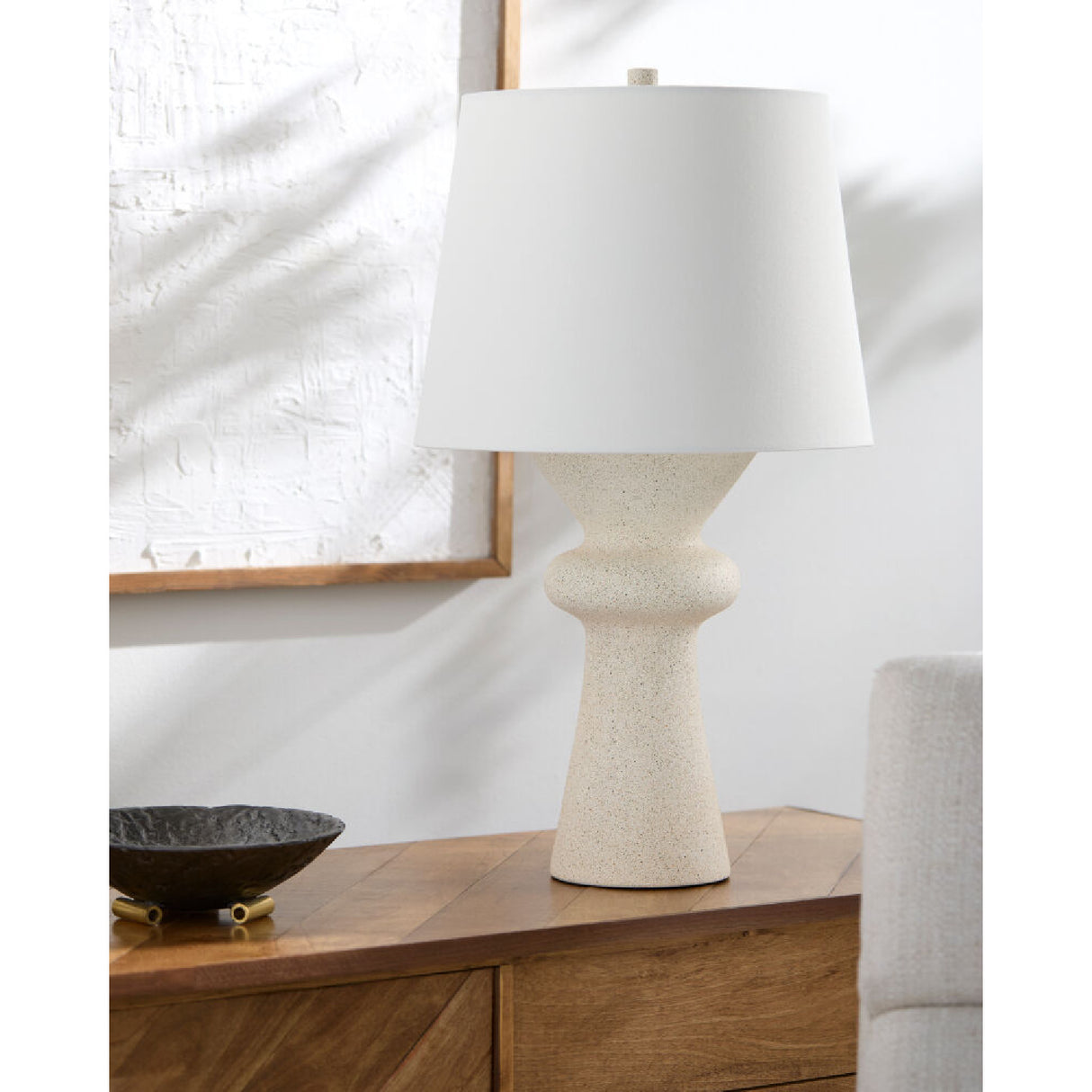   Modern European furniture - White Modern Accent Table Lamp - www.oroa.com | Oroa.com