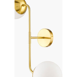   Modern European furniture - Double White Glass Wall Lamp - www.oroa.com | Oroa.com