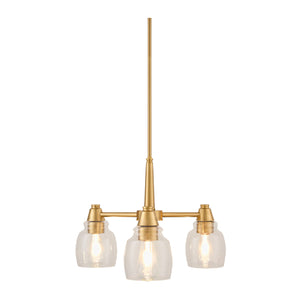   Iron Framed Glass Chandelier | Oroa.com