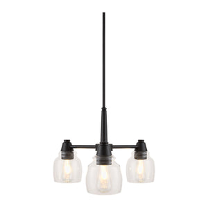   Iron Framed Glass Chandelier | Oroa.com