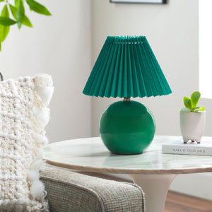  Pleated Fabric Shade Table Lamp | Oroa.com