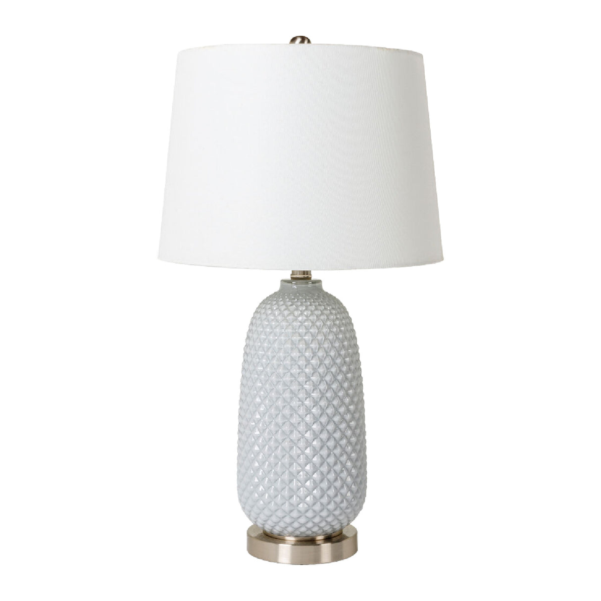   Modern European furniture - Gray Textured Glass Table Lamp - www.oroa.com | Oroa.com