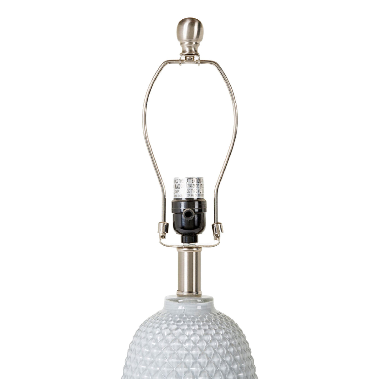   Modern European furniture - Gray Textured Glass Table Lamp - www.oroa.com | Oroa.com