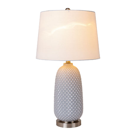   Modern European furniture - Gray Textured Glass Table Lamp - www.oroa.com | Oroa.com