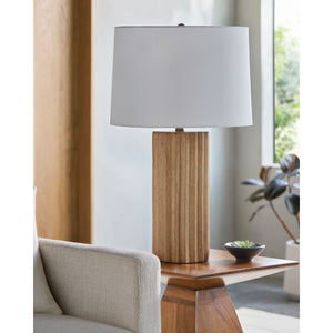   Ridged Ceramic Accent Table Lamp | Oroa.com