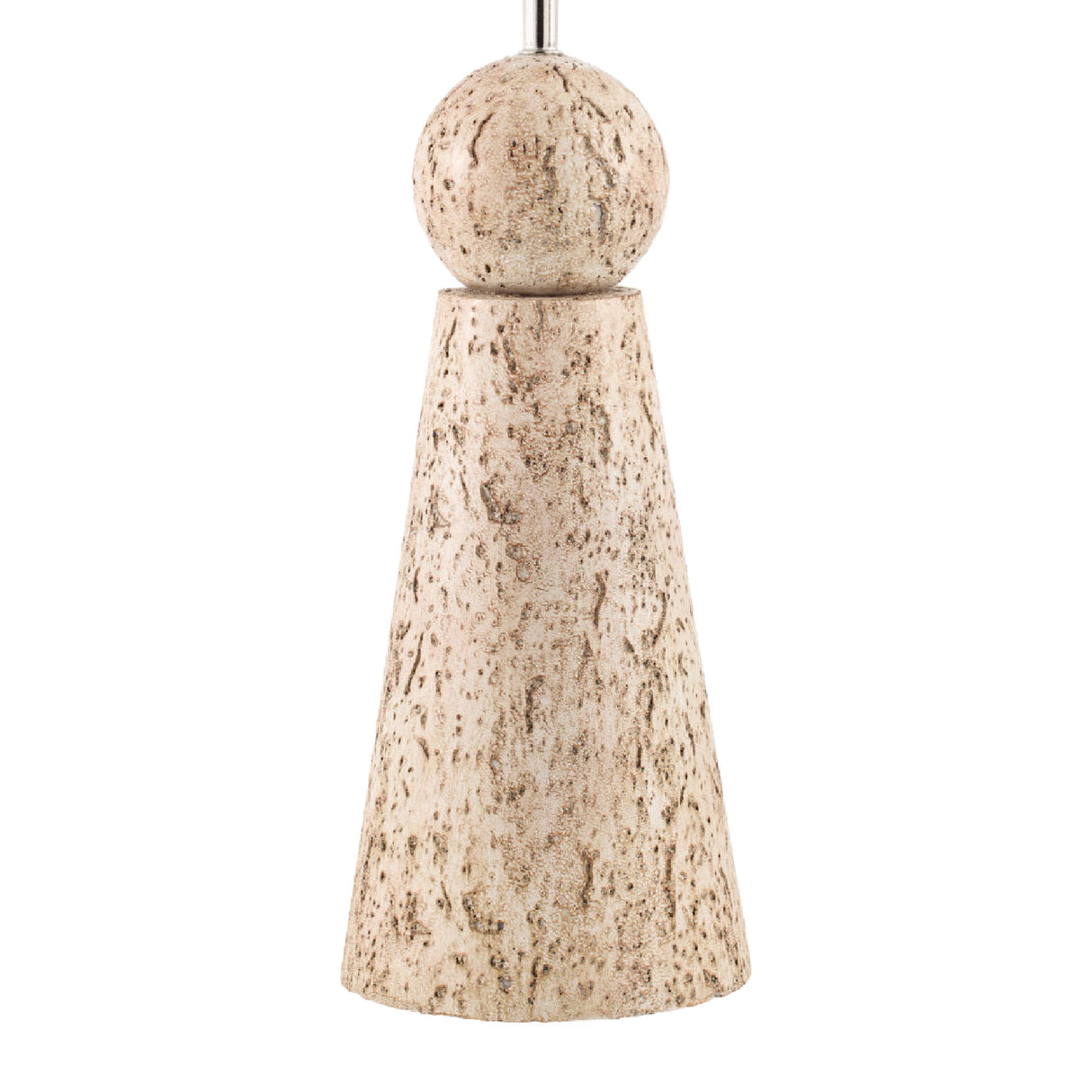   Travertine Base Rattan Table Lamps (2) | Oroa.com