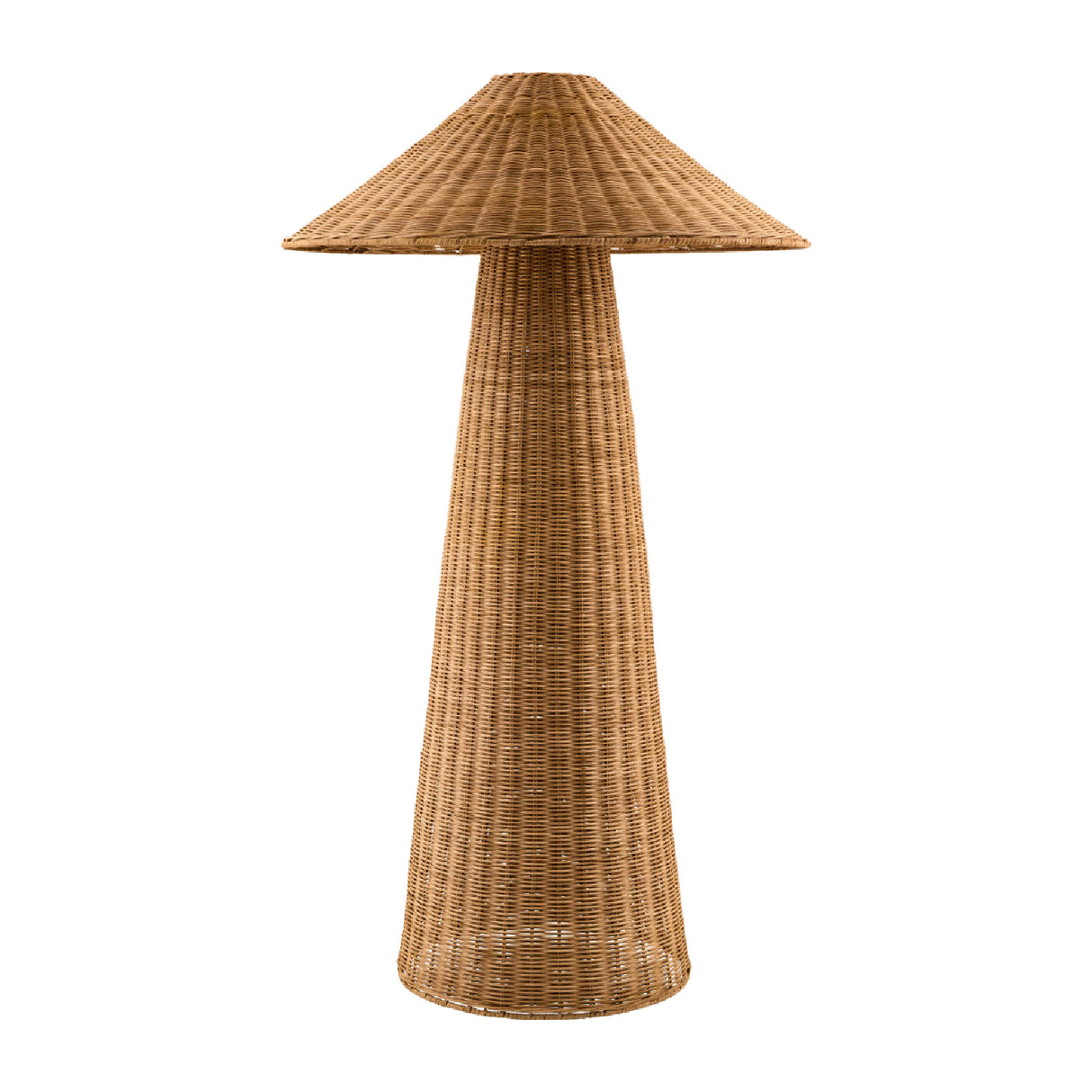   Modern European furniture - Brown Rattan Accent Floor Lamp - www.oroa.com | Oroa.com