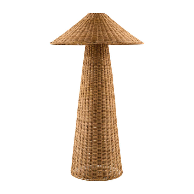 Modern European furniture - Brown Rattan Accent Floor Lamp - www.oroa.com