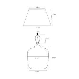   Modern European furniture - Painted White Paper Table Lamp - www.oroa.com | Oroa.com
