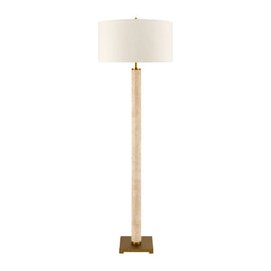   Modern European furniture - Beige Marble Accent Floor Lamp - www.oroa.com | Oroa.com