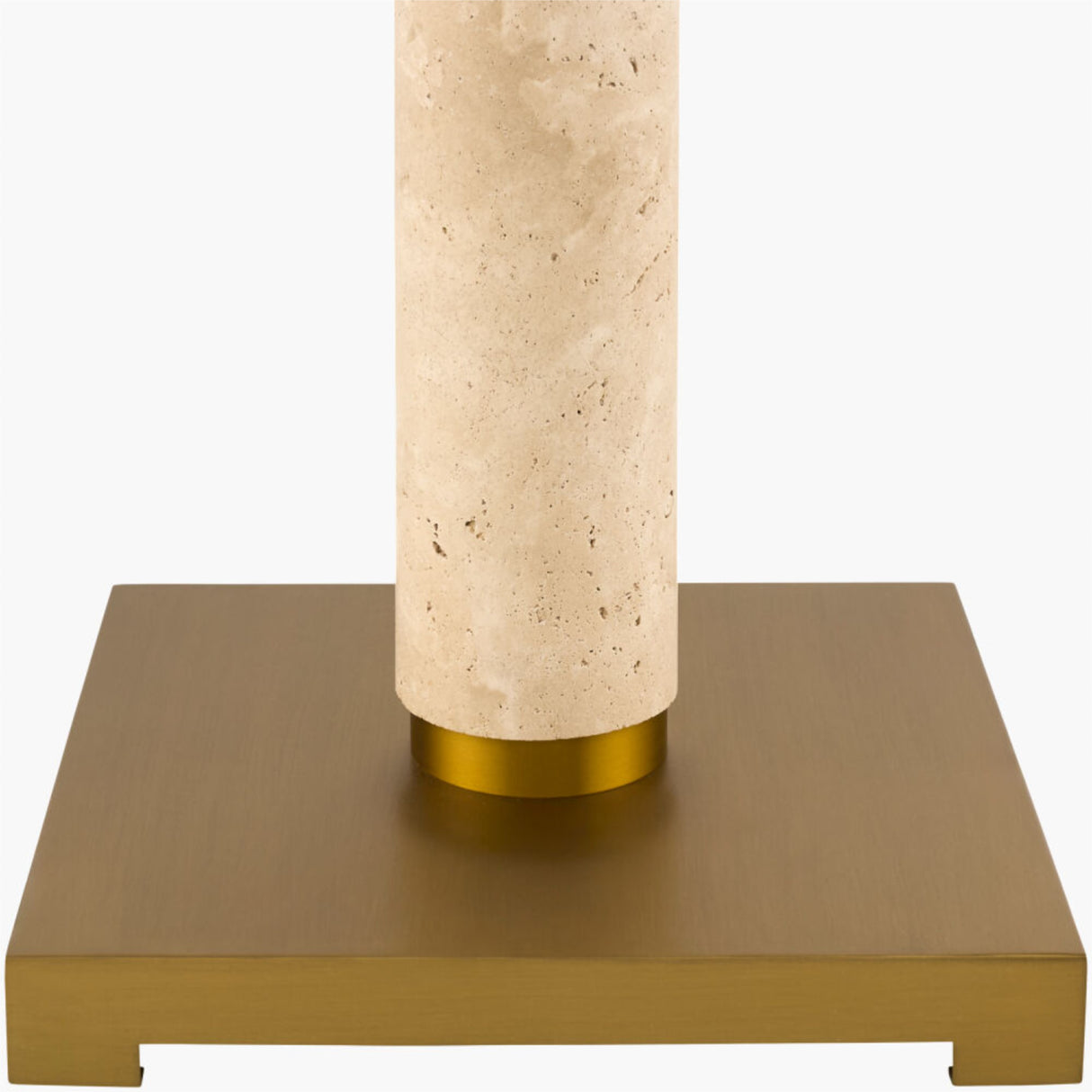   Modern European furniture - Beige Marble Accent Floor Lamp - www.oroa.com | Oroa.com