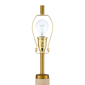   Modern European furniture - Beige Marble Accent Floor Lamp - www.oroa.com | Oroa.com