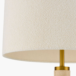   Modern European furniture - Beige Marble Accent Floor Lamp - www.oroa.com | Oroa.com