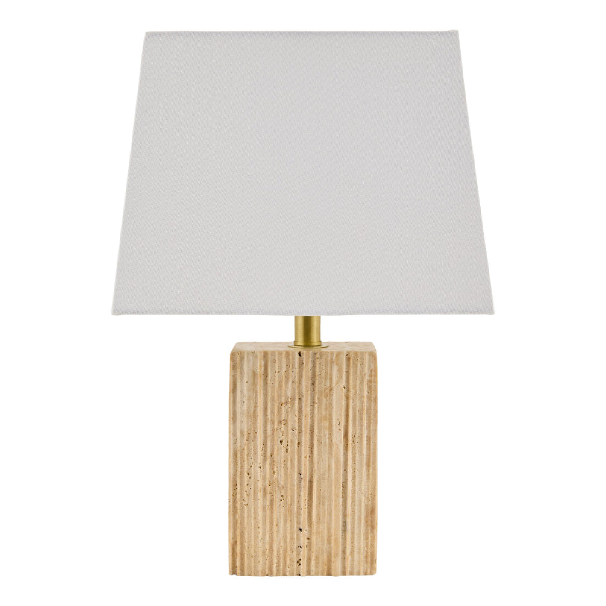   Modern European furniture - Brown Travertine Accent Table Lamp - www.oroa.com | Oroa.com