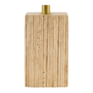   Modern European furniture - Brown Travertine Accent Table Lamp - www.oroa.com | Oroa.com