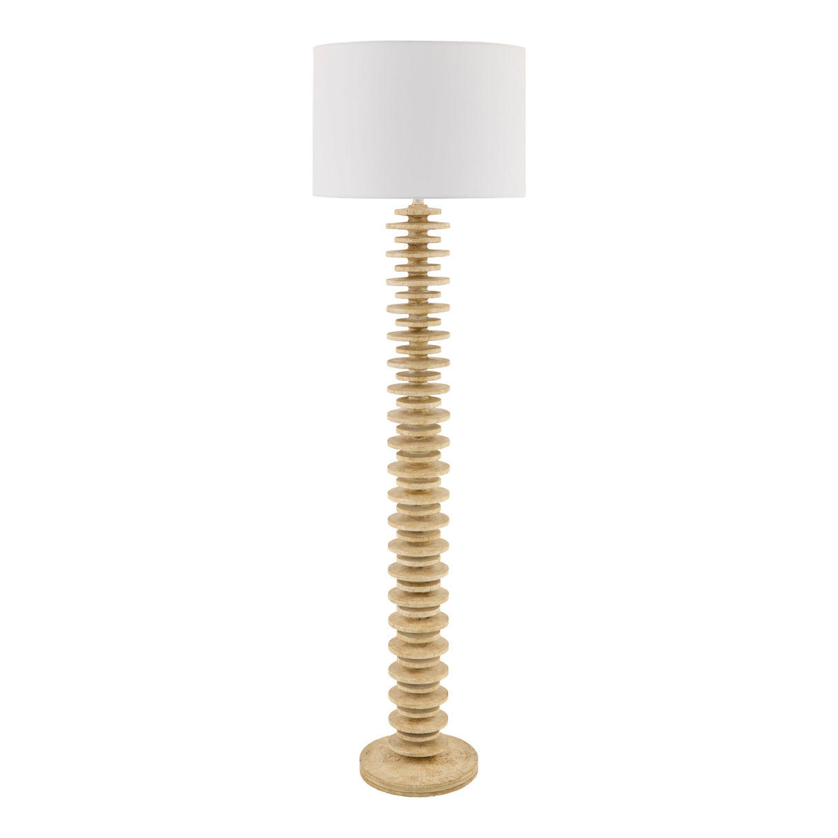   Stacked Circular Base Floor Lamp | Oroa.com