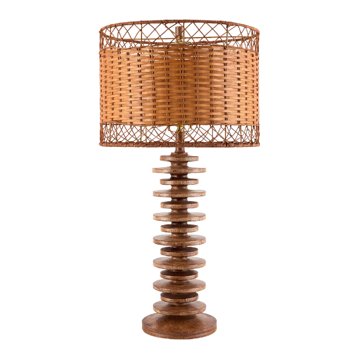   Braided Seagrass Accent Table Lamp | Oroa.com