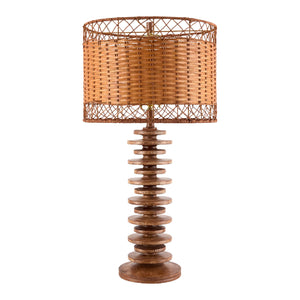  Braided Seagrass Accent Table Lamp | Oroa.com
