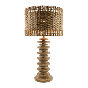   Braided Seagrass Accent Table Lamp | Oroa.com